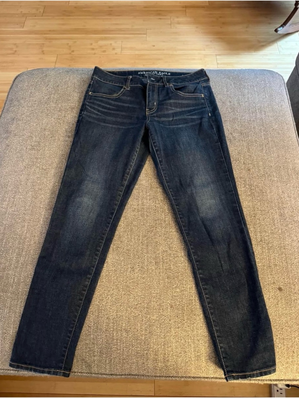 American Eagle Outfitters Women's Skinny Jeans - Dark Indigo Wash